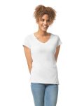 Softstyle® Fitted Ladies' V-neck T-shirt