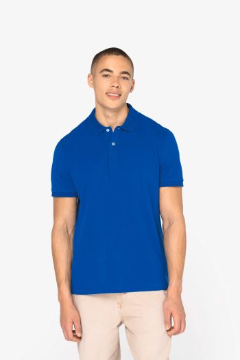 Ecologische herenpolo in piquétricot
